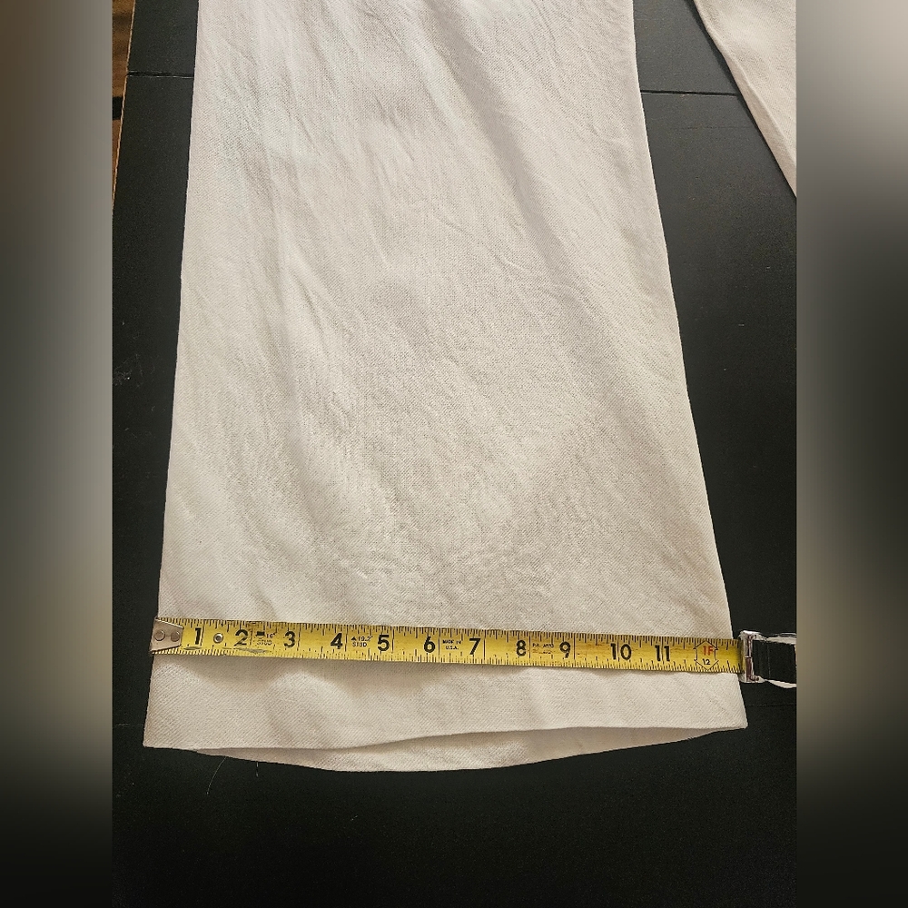 Zara Linen Pants XS Beige – NWT, Lightweight, Side Pockets Higt Weist - Picture 14 of 15
